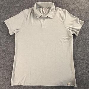 Weekend Sport Marine Layer‎ Men's Light Gray Sport Polo Shirt #872